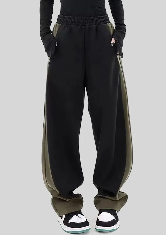 High-waisted Drawstring Waist Pants