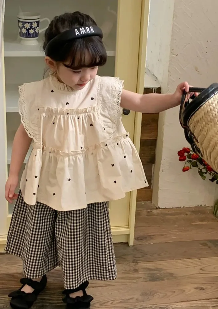 Girls Printed Tunic Top & Pants