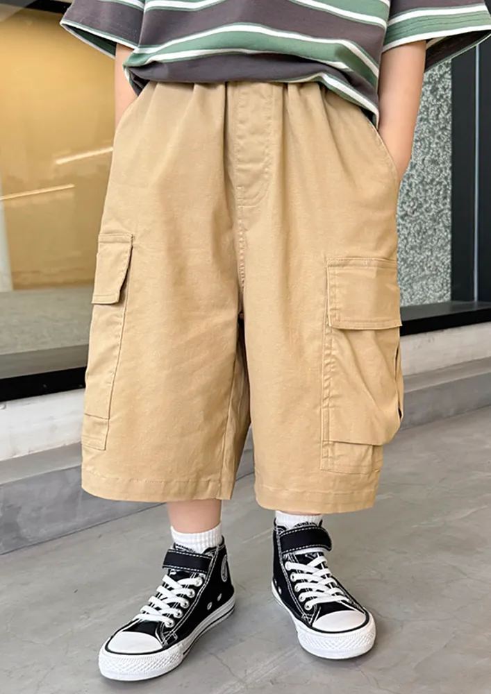 Boys Straight Fit Cargo Shorts