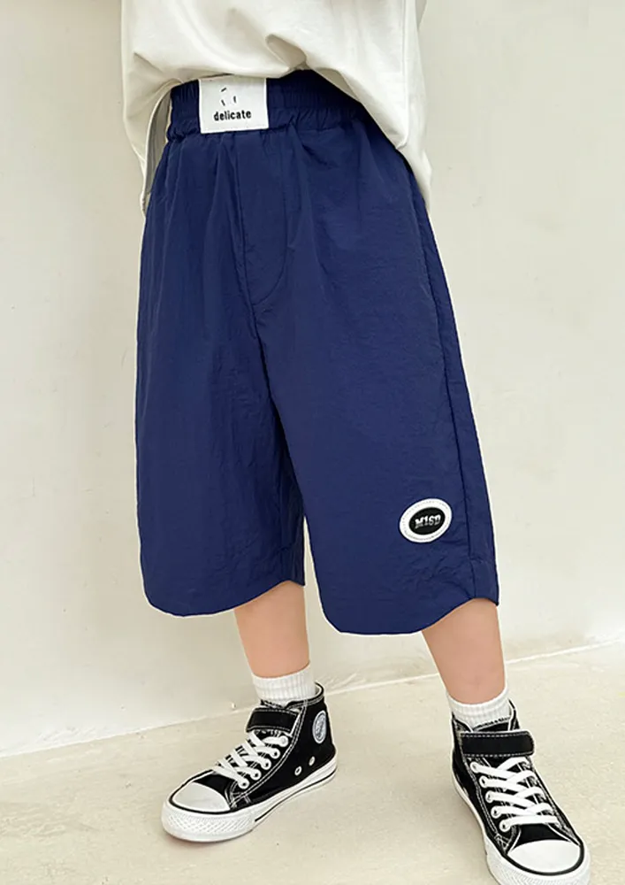 Boys Blue Slip-on Shorts