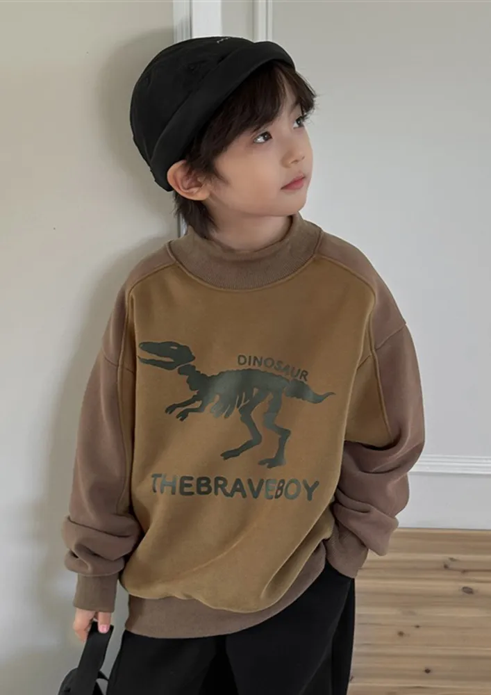 Boys Graphic Monochromatic Sweatshirt