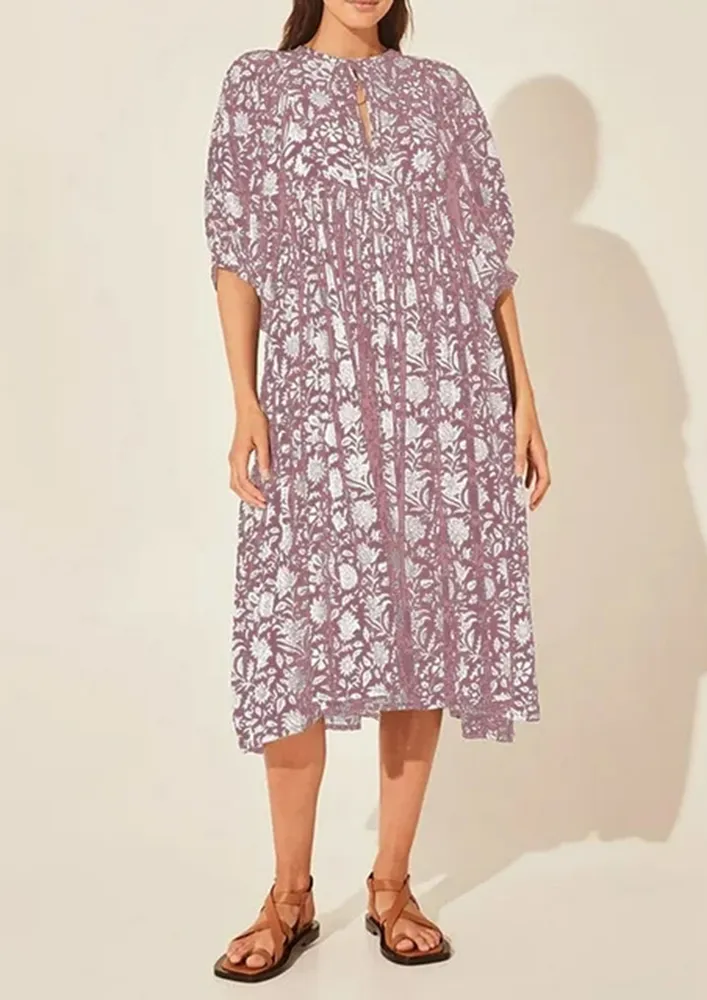 Floral Print Tunic Dress