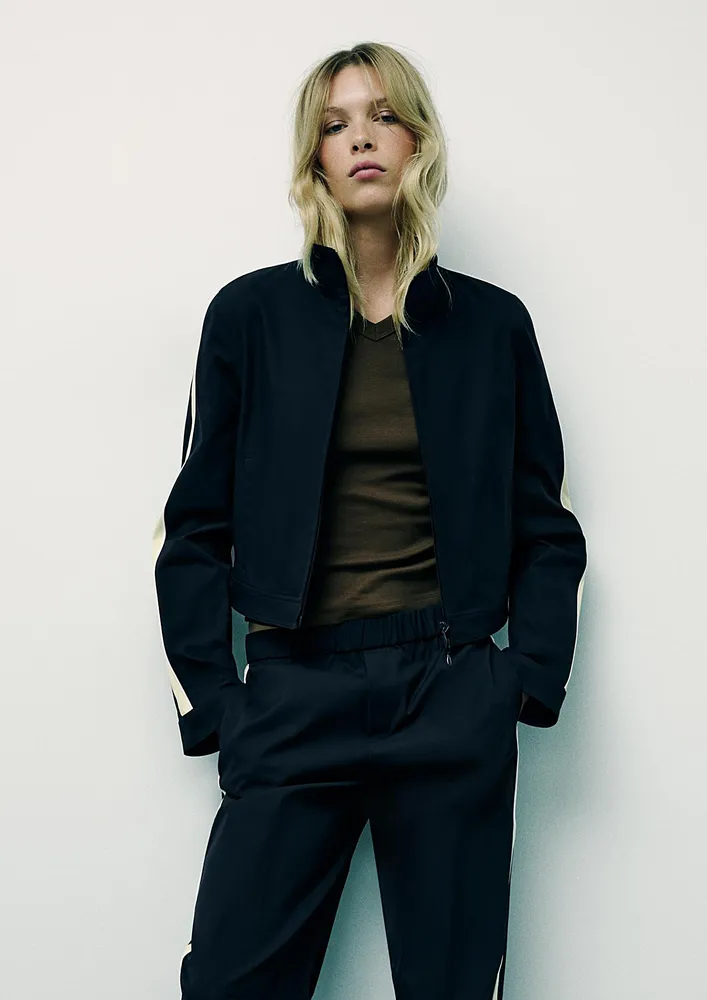 Black Zip-through Jacket
