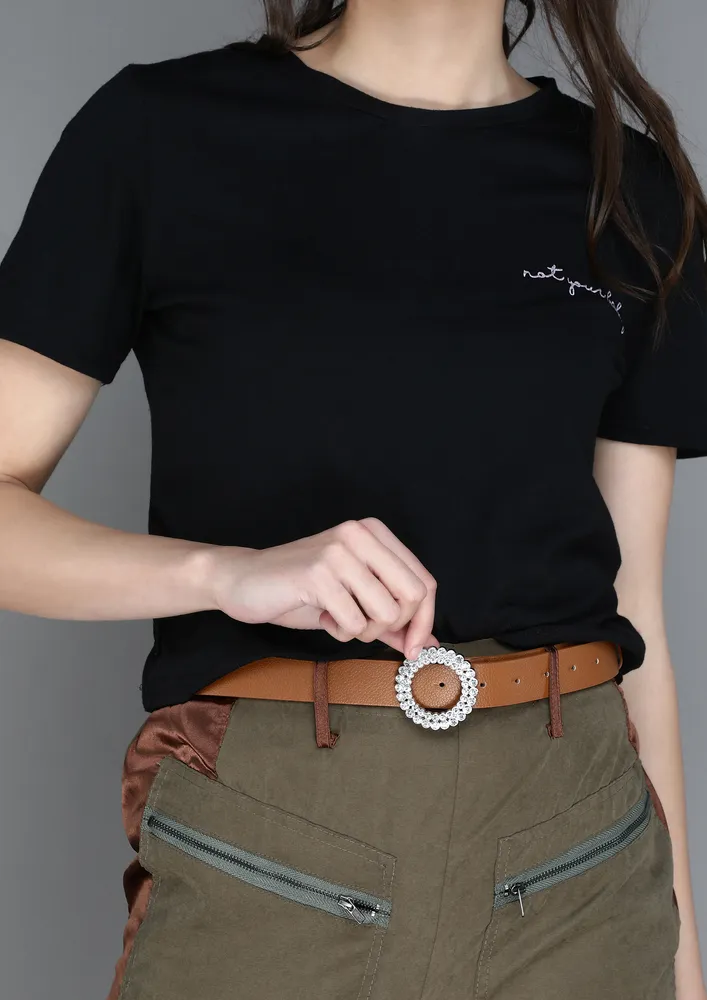 STYLE IT AS YOU LIKE CAMEL BELT