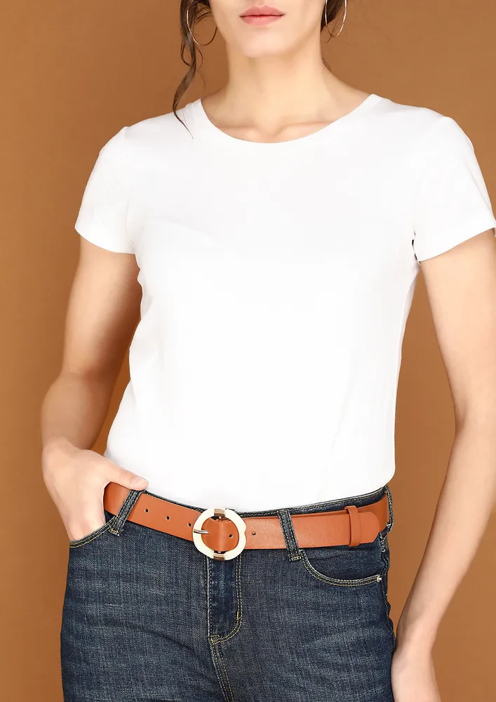 PERFECT FIT CAMEL BELT