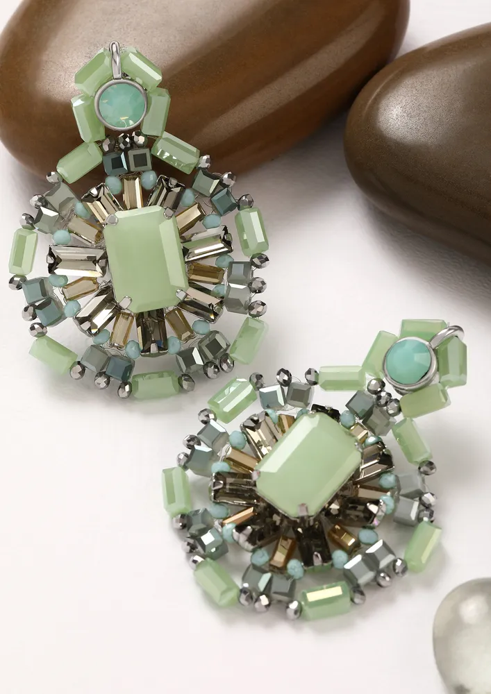 GOSS BABE DELICATE DARLING MINT GREEN EARRINGS