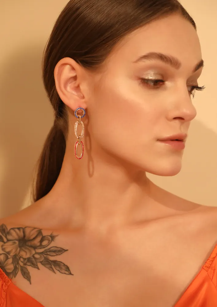 GOSS BABE FOLLOW THE PATH MULTICOLOR EARRINGS