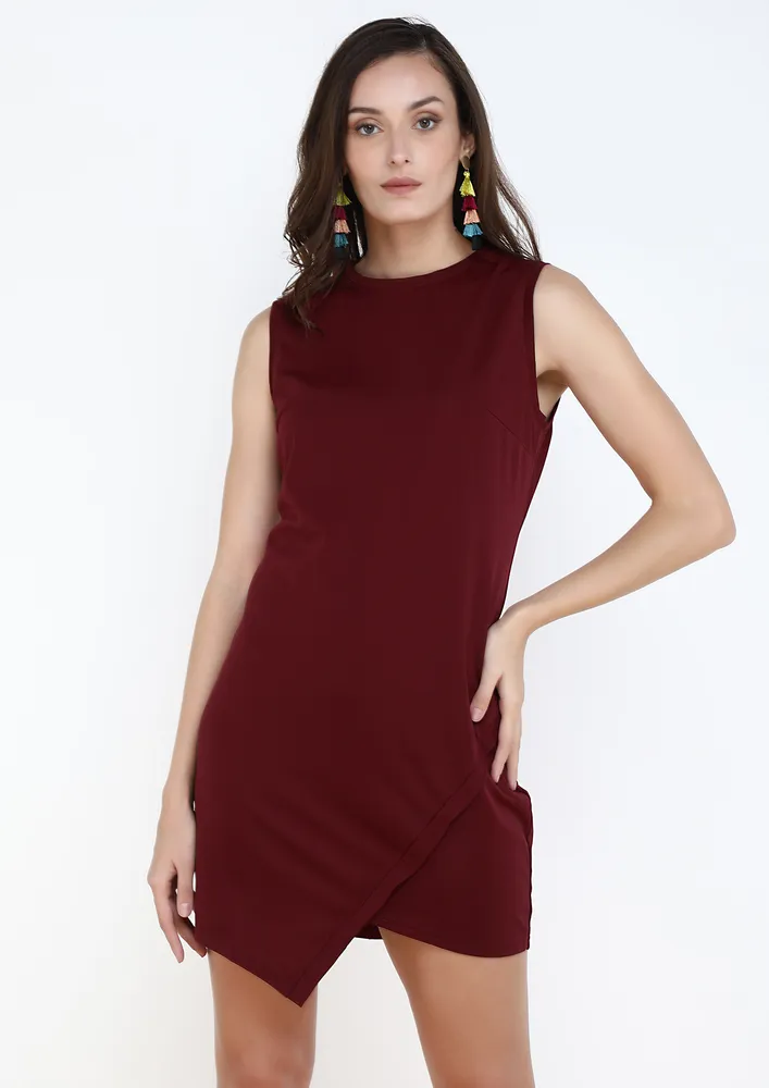 Berry Lush Burgundy Dress