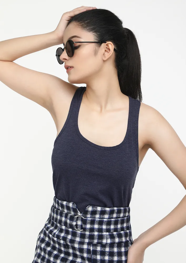 BRING IT ON NAVY TANK TOP