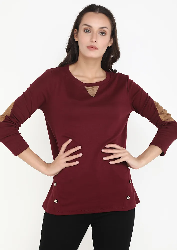 COMFORTABLY YOURS WINE TOP
