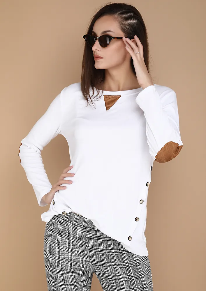 COMFORTABLY YOURS WHITE TOP