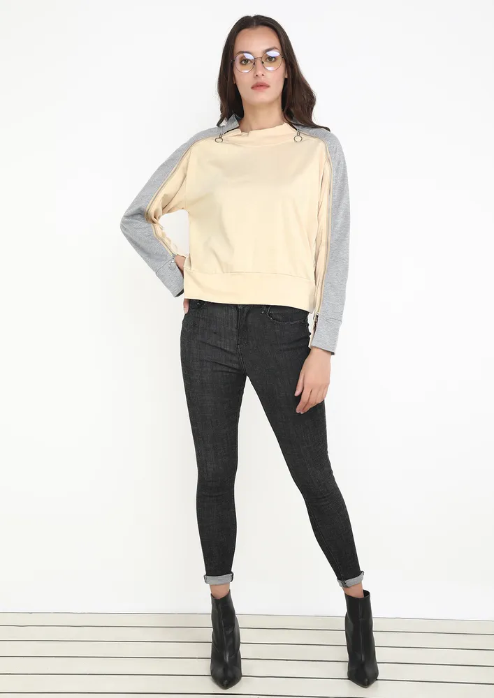 CAPE TO THE RESCUE APRICOT JUMPER