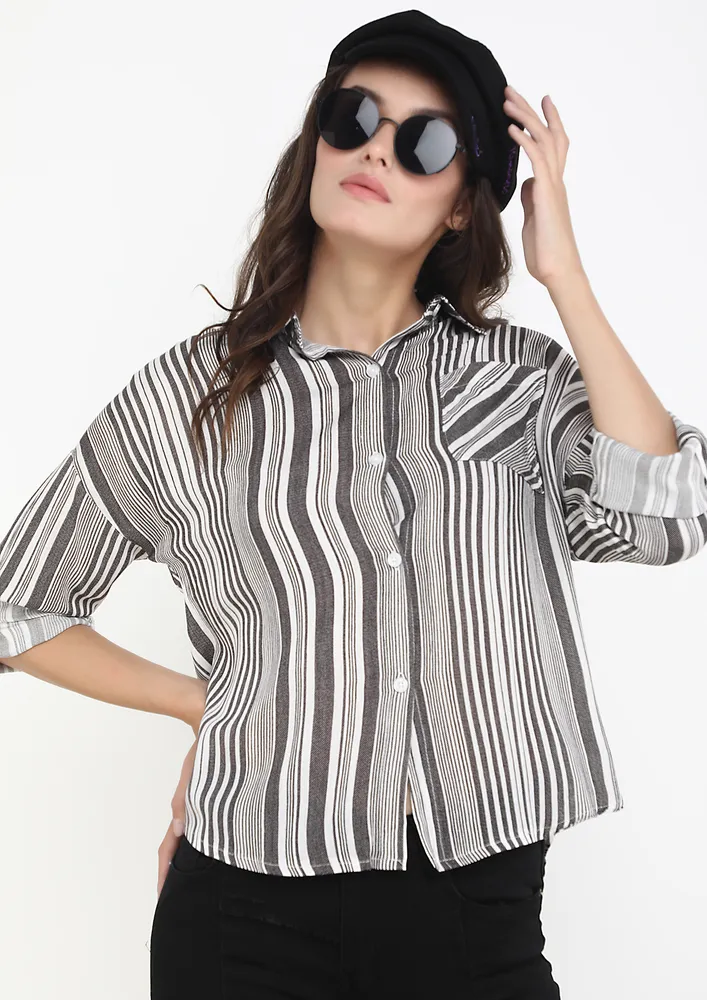 RUN FOR PRINTS GREY SHIRT