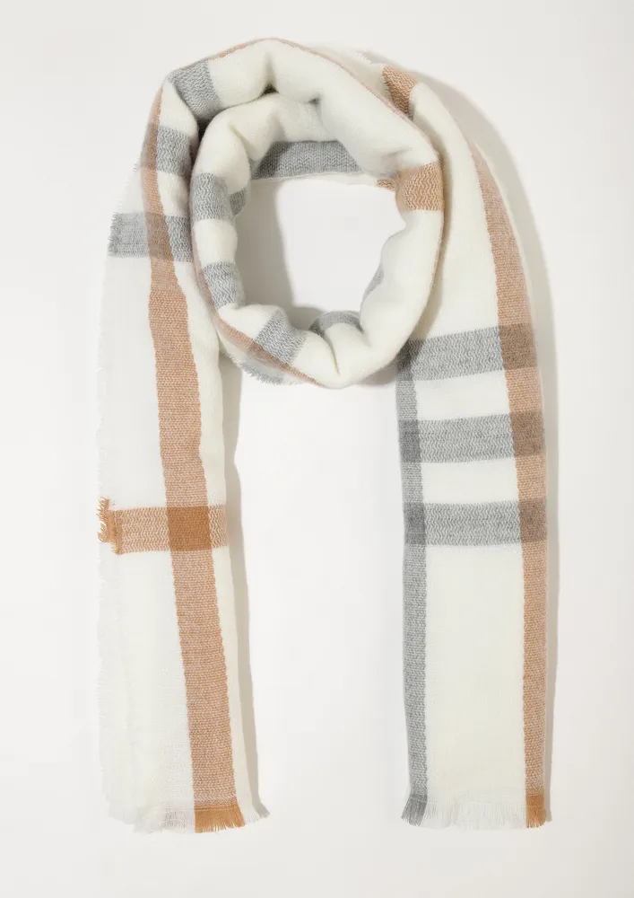 FOR THE GO WHITE SCARF