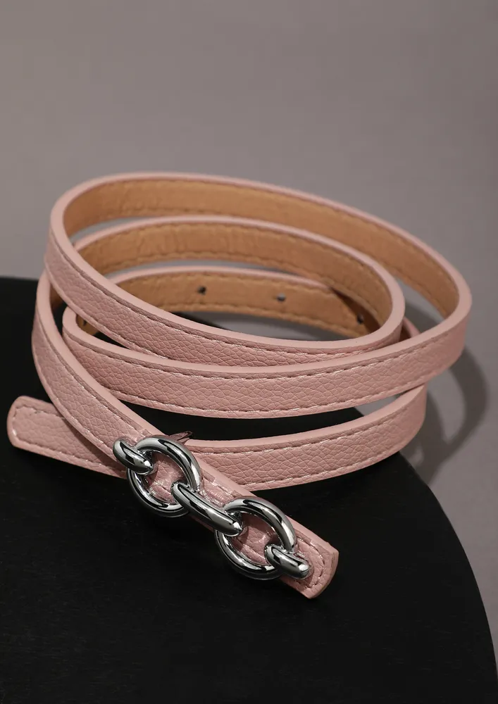 DOUBLE AFFAIR PINK BELT