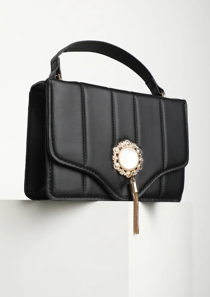 OPAL TIMES BLACK SLING BAG