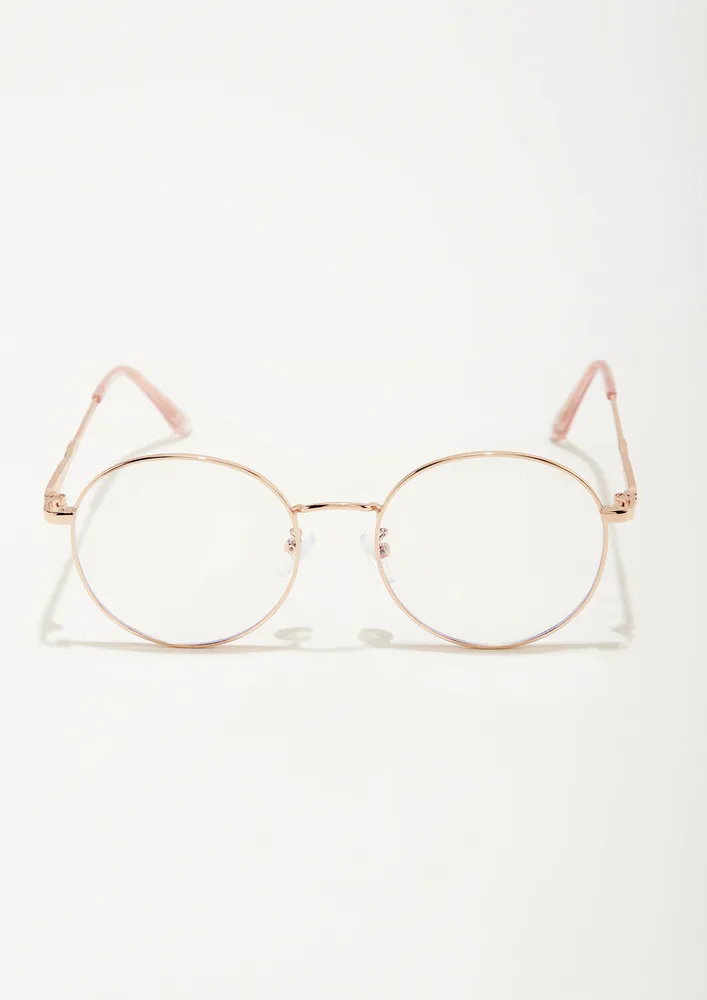 THIS MOMENT ROSE GOLD GLASSES