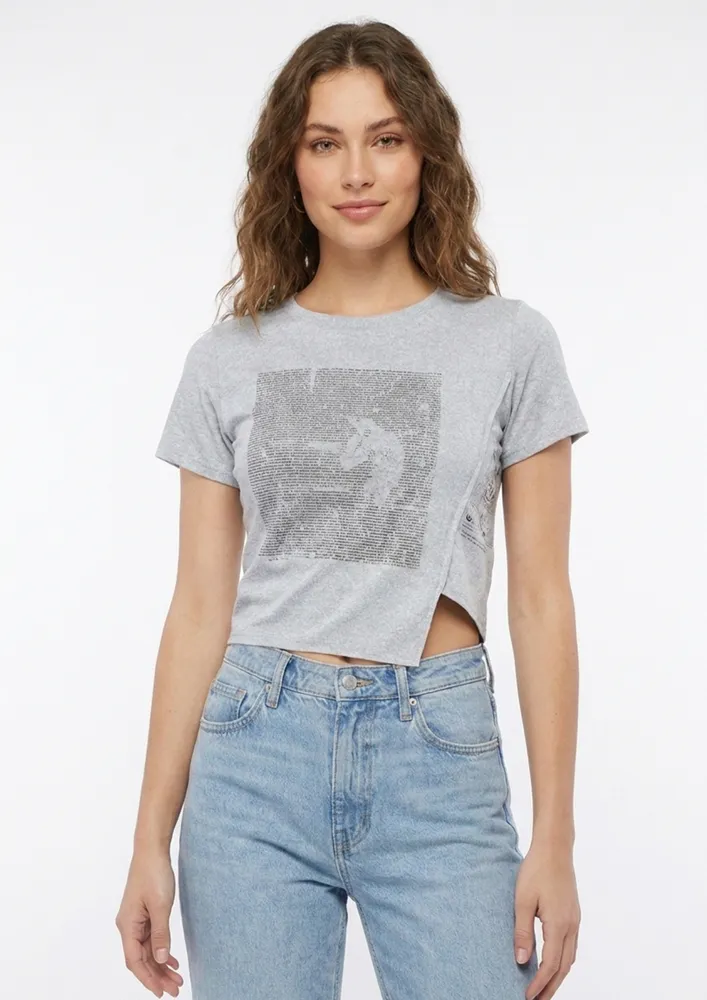 IT'S A CASUAL DAY GREY T-SHIRT