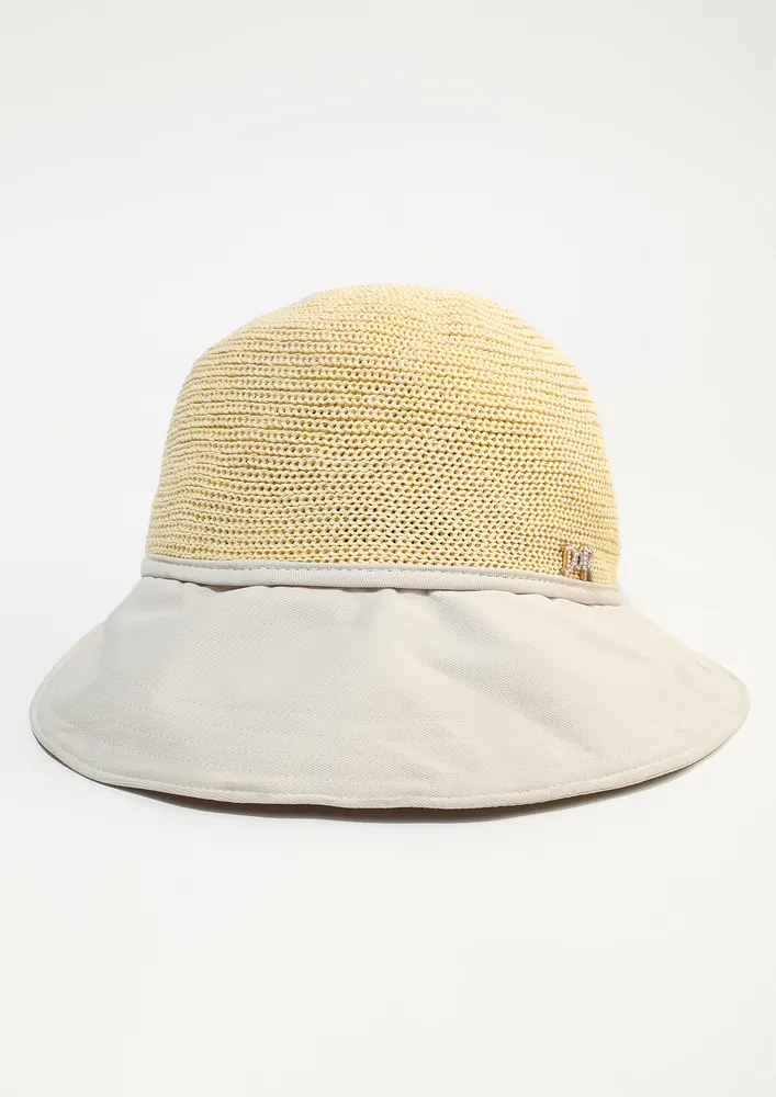 YELLOW SUMMER BUCKET CAP