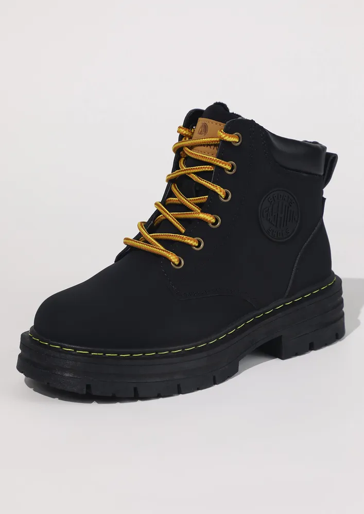 ANKLE BLACK LENGTH BOOTS