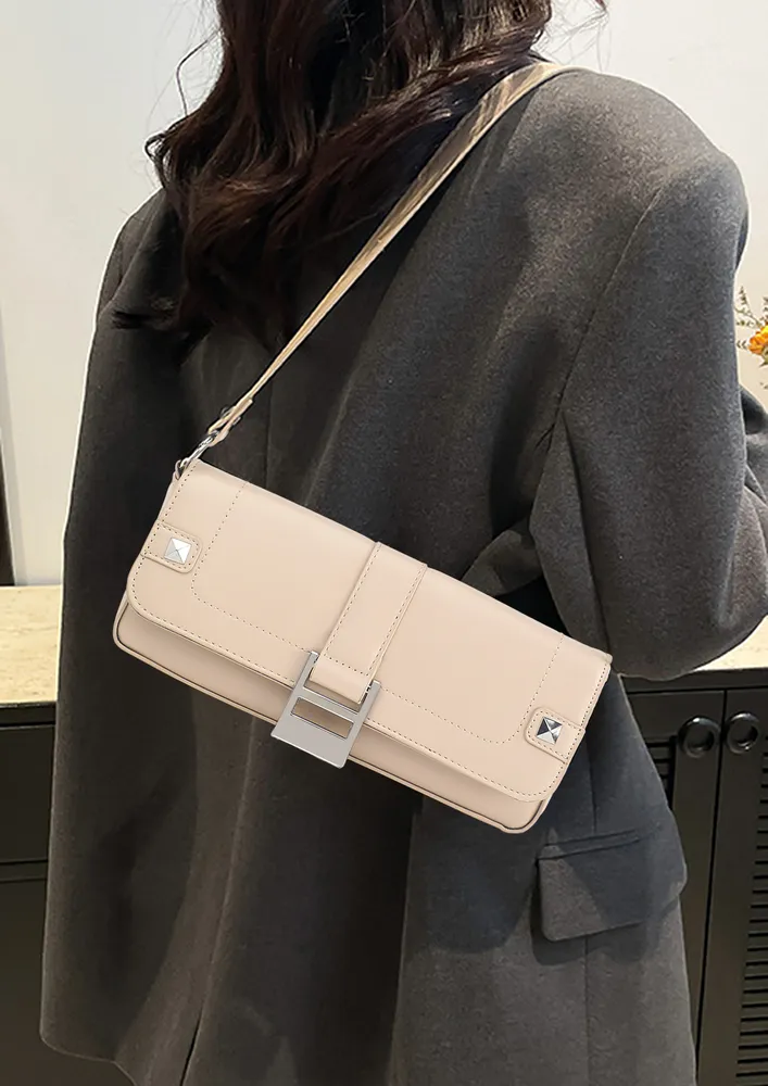 RECTANGULAR SHOULDER FLAP BAG