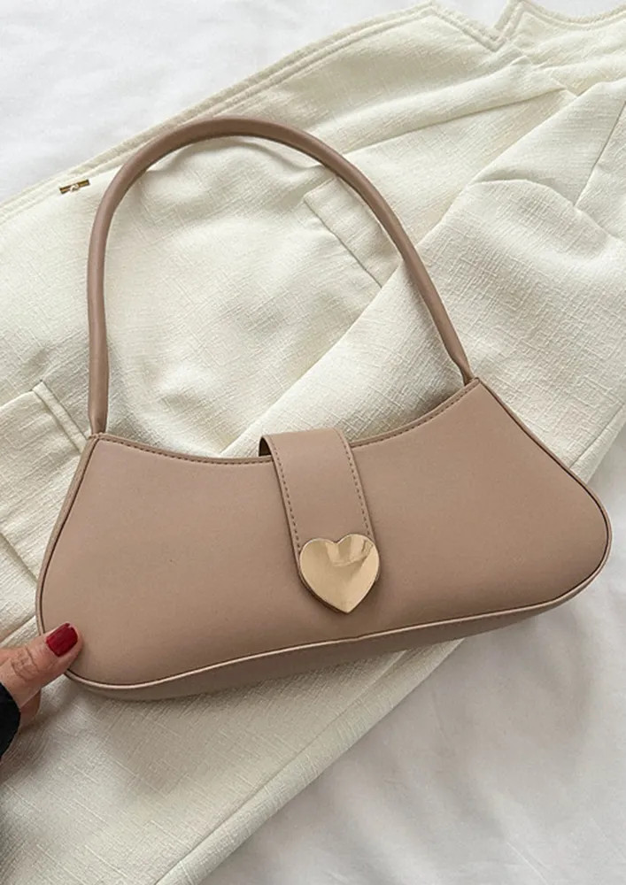 FRONT FLAP SINGLE HANDLE SHOULDER BAG