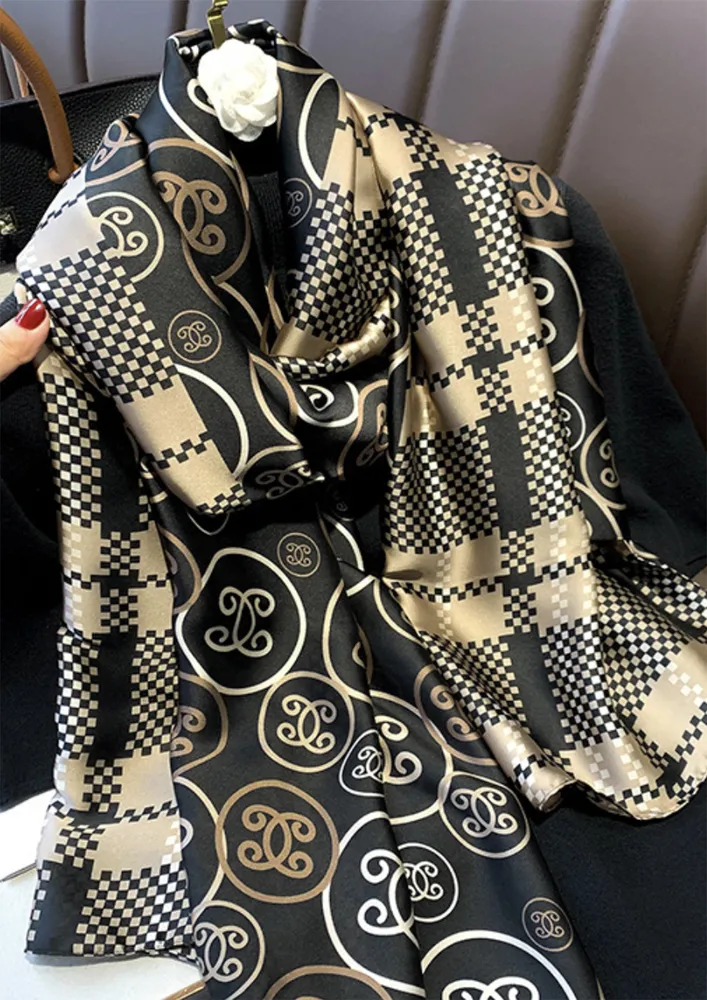 A BOUJEE DESIGNER NEUTRAL SCARF