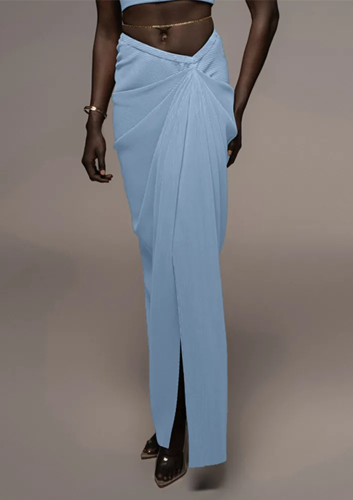 A DIVINE ENERGY BLUE SKIRT