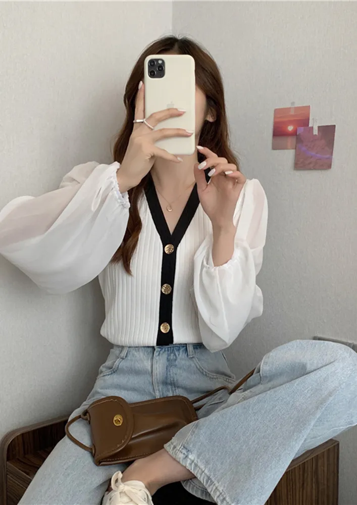 LAZY-LOOSE-MIND WHITE TOP