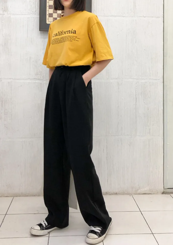 CHIC MOMENT BLACK TROUSERS