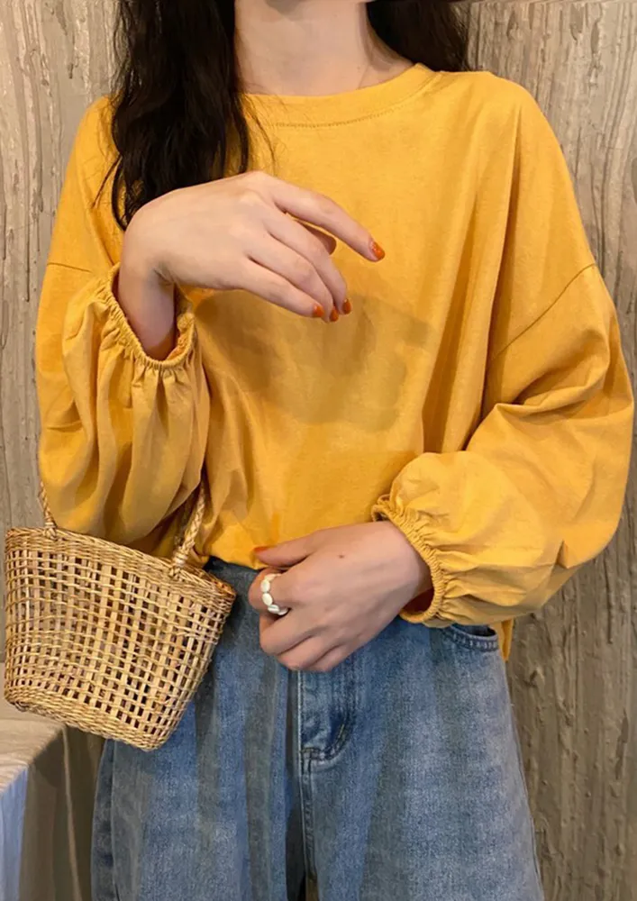 BAGGIER-DAYS YELLOW BLOUSE