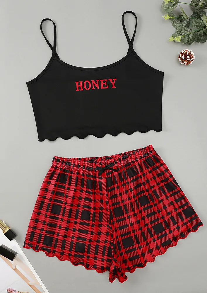 PRINTED TWO PIECE NIGHTWEAR SET