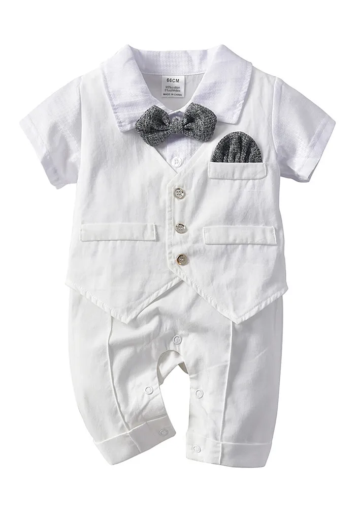 Boys Spread Collared Onesie