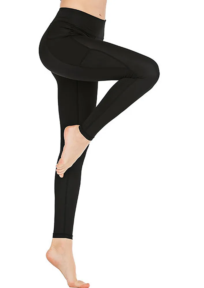 Pocket-Detail Black SPORTS TIGHTS