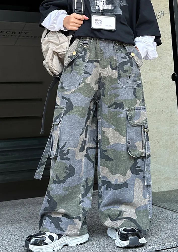 Boys Camouflage Cargo Pants