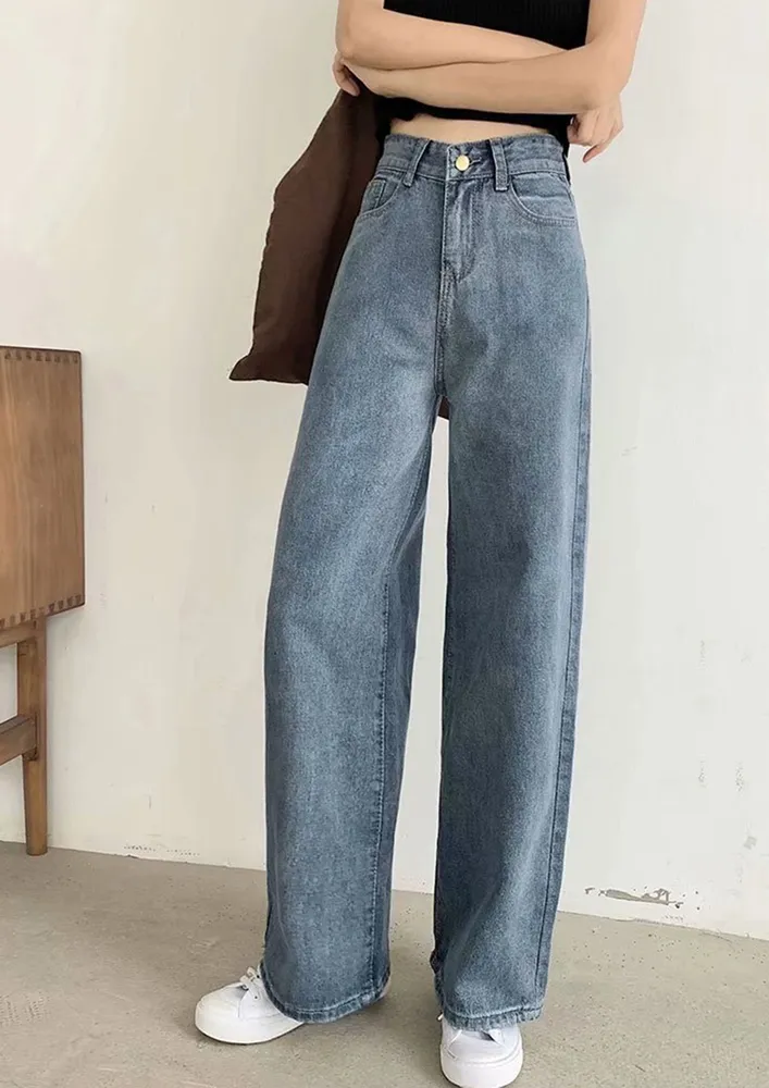 90's Classic Blue Boyfriend Fit Jeans