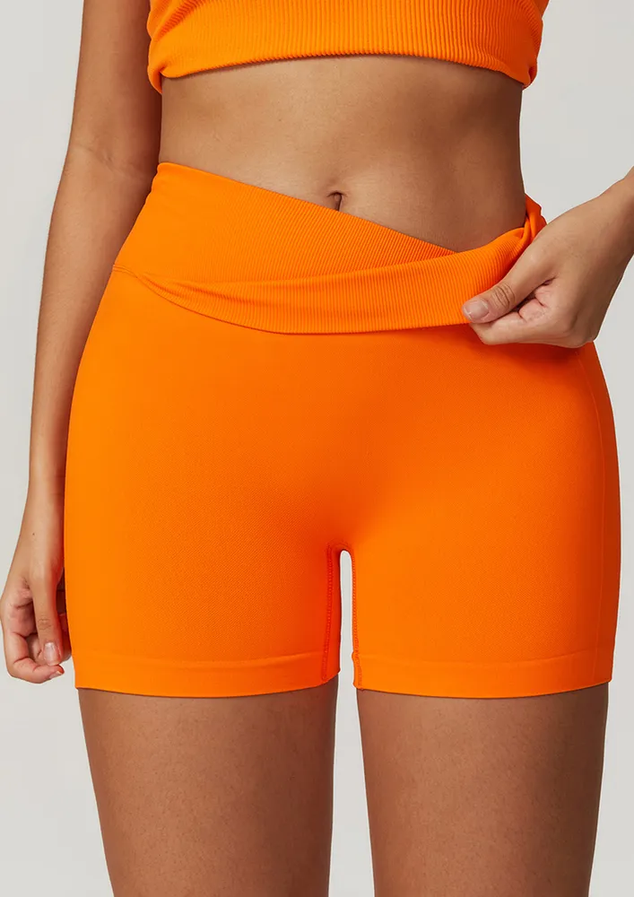 Orange Quick-dry Sports Shorts