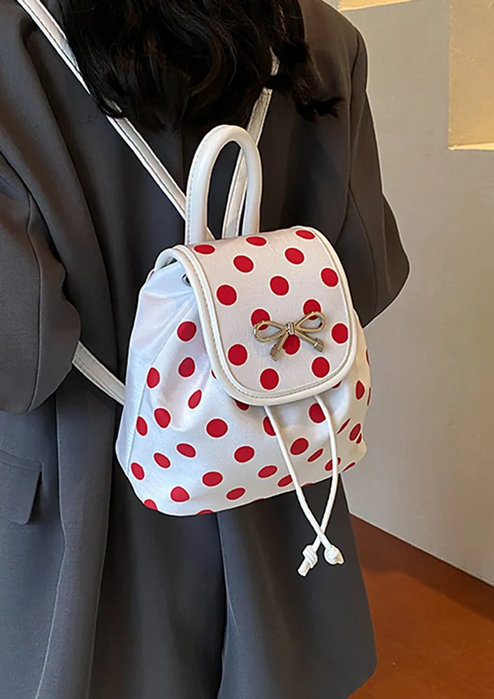 POLKA DOT PATTERN BACKPACK