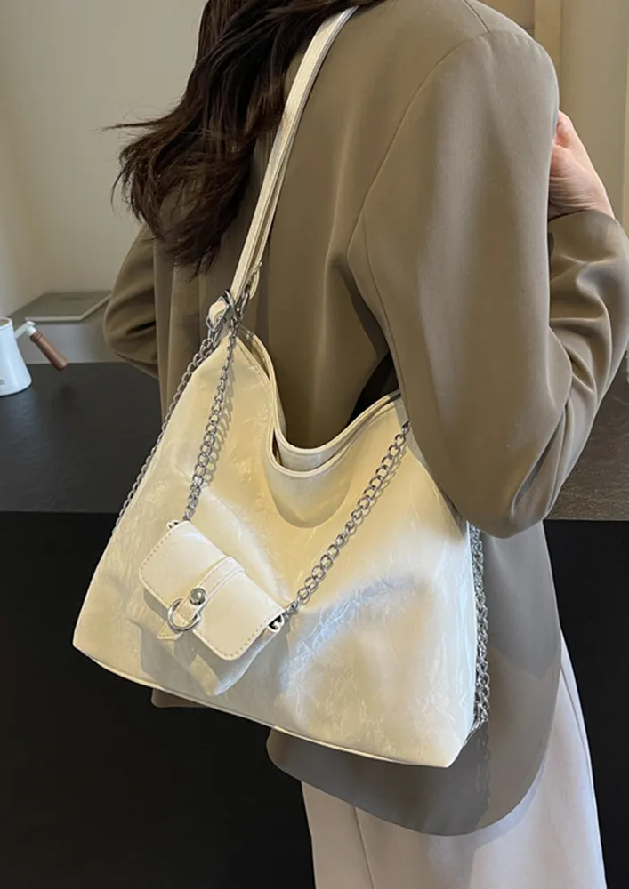 OFF-WHITE MULTIPURPOSE HOBO BAG