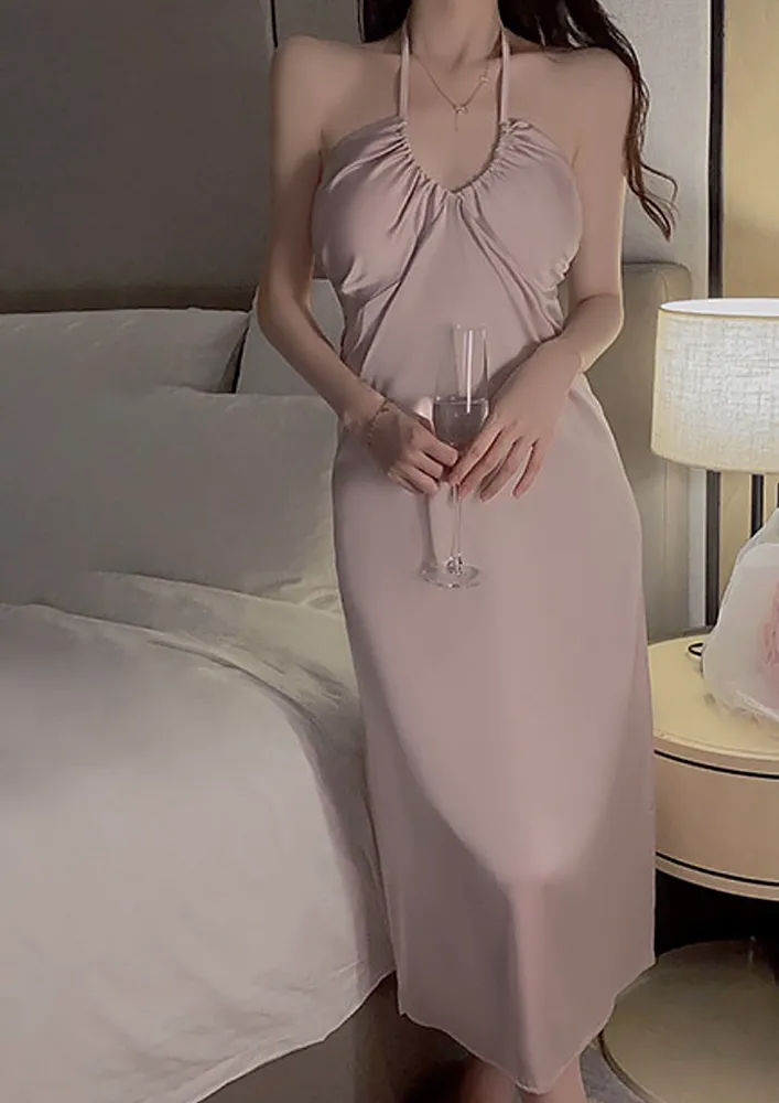 Fs Purple Sheer Nightwear Robe