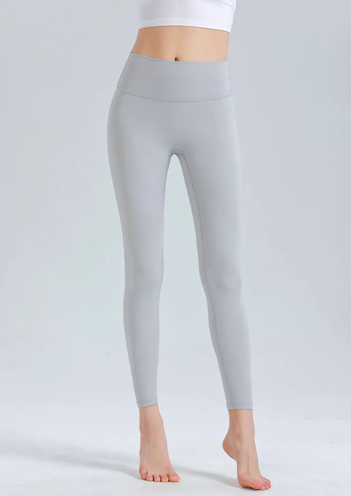 Light Grey Seamless Sports Tights