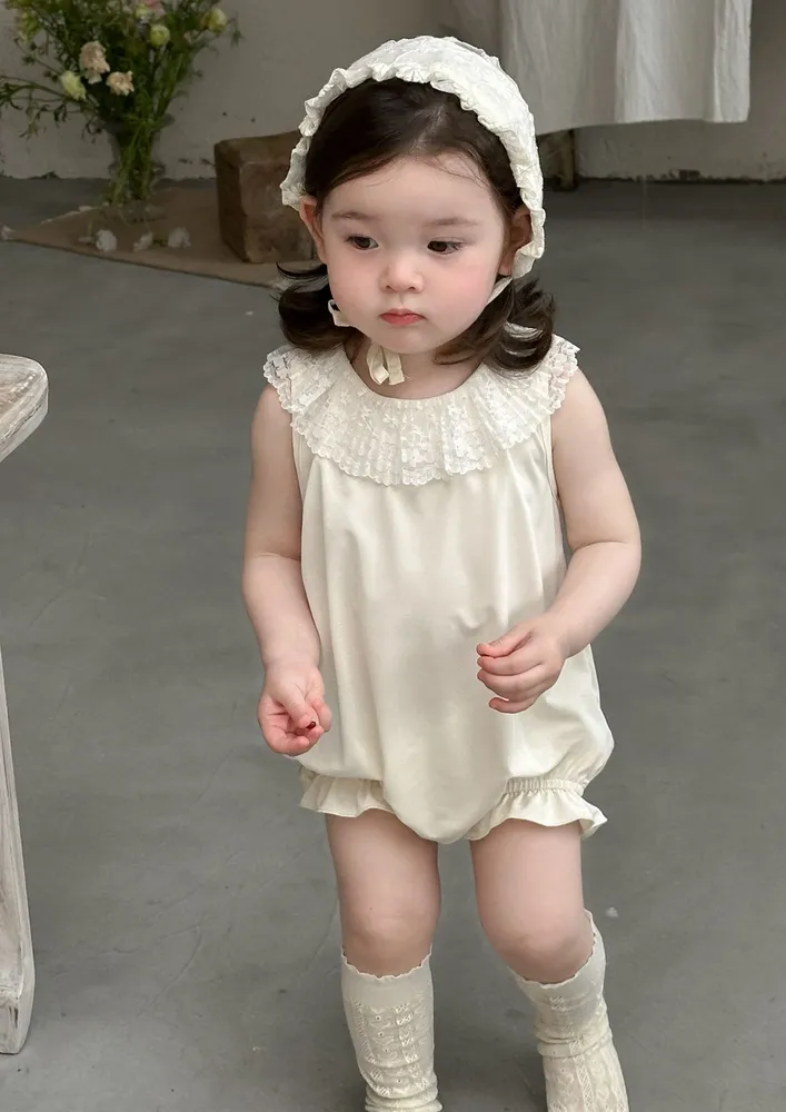 Girls Sleeveless Onesie