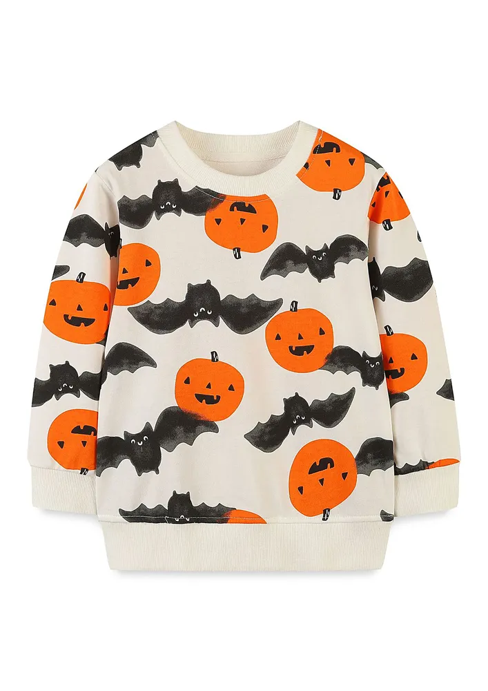 Boys Off-white Novelty Print Sweatshirt