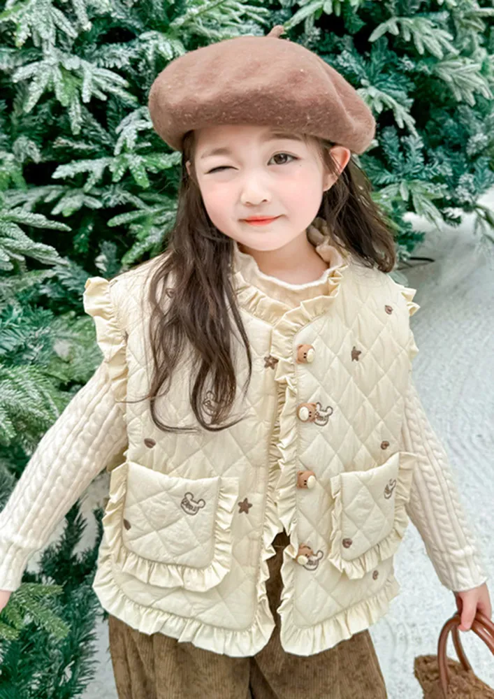 Girls Quilted Gilet