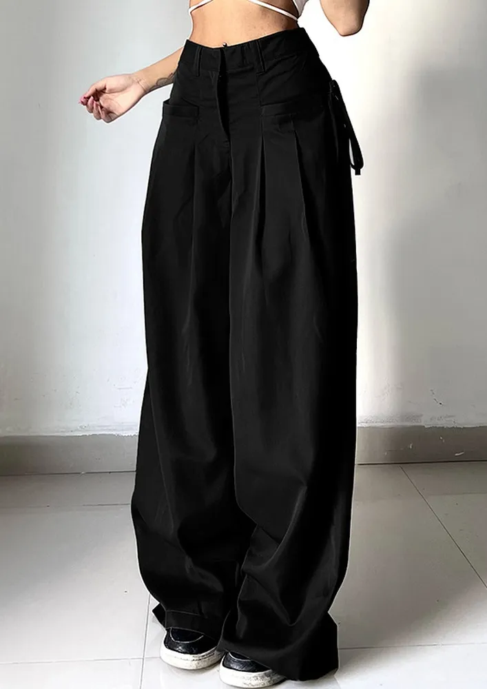 Black Baggy Trousers