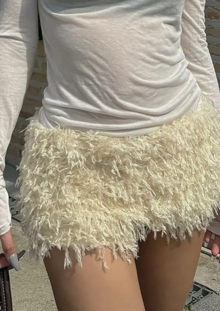 Textured Mini Skirt