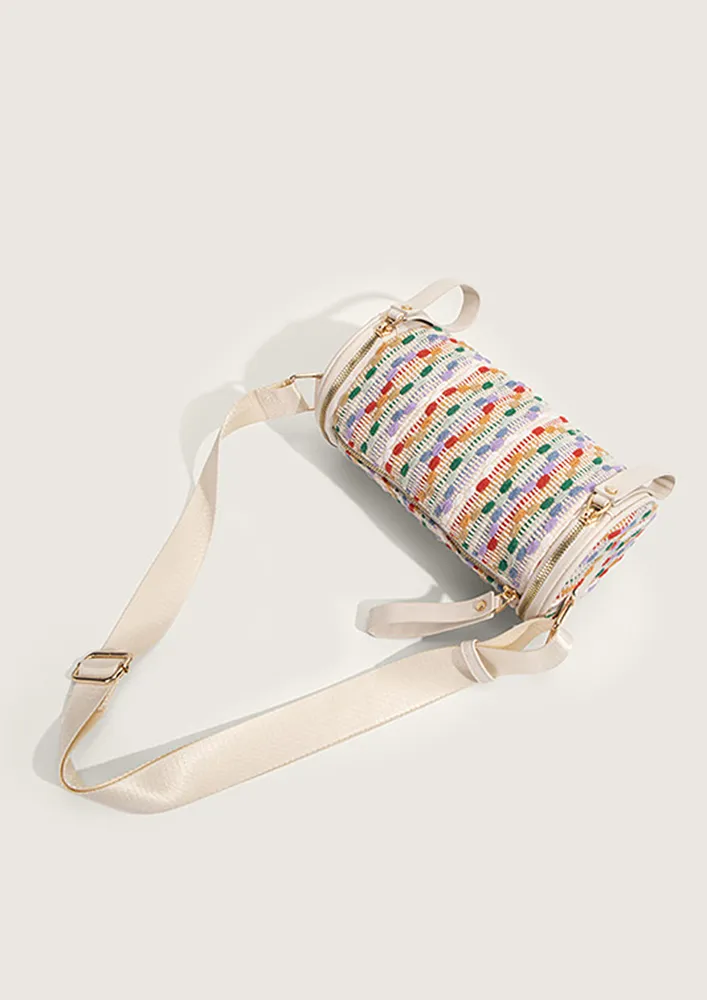 CROSS-BODY BARREL BAG