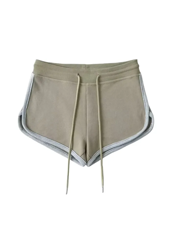 LOW-RISE COTTON LOUNGE HOTPANTS