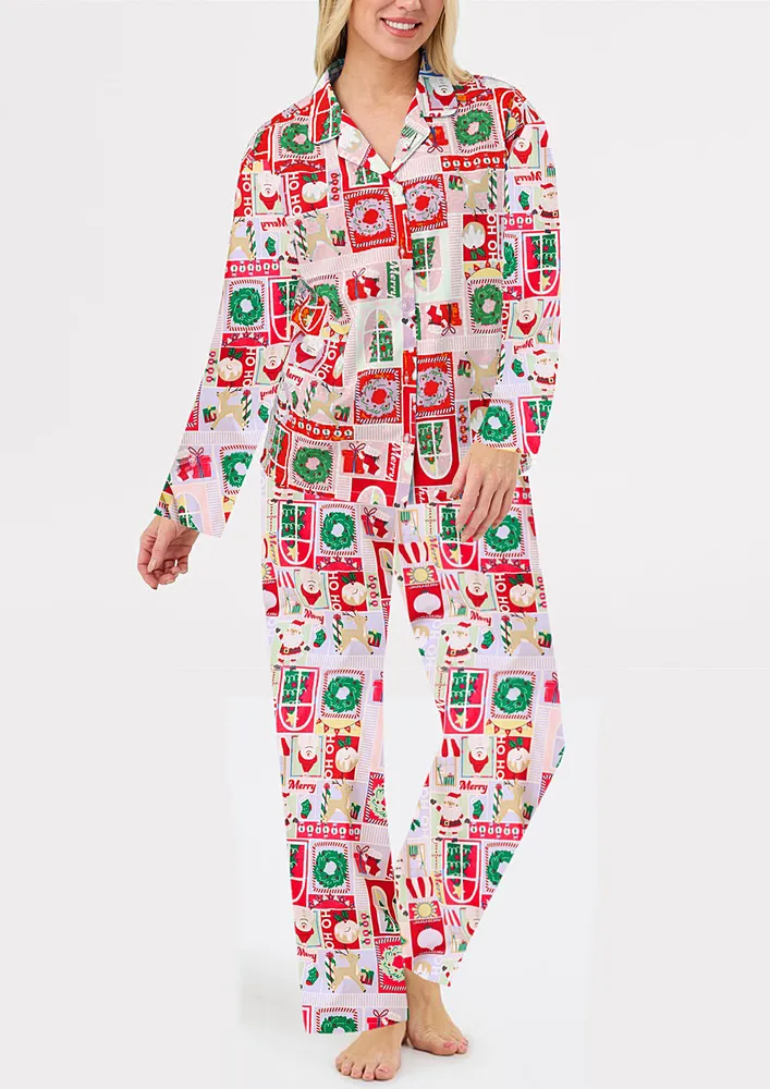 Red Novelty Loungewear Set