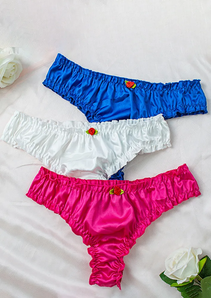 3-pc Multicolor Bikini Brief Set